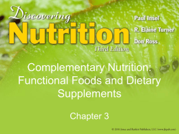 Chapter 3: Complementary Nutrition