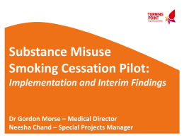 Smoking Cessation - National Treatment Agency for Substance