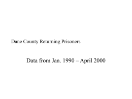 Dane County Returning Prisoners