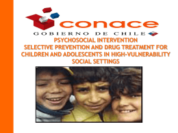 Selective Prevention: Community-based Prevention in Chile