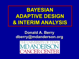 adaptive bayesian designs for dose