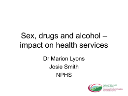 Marion Lyons and Josie Smith - All Wales Sexual Health Network