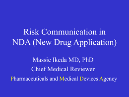 Risk Communication in Medical Writing