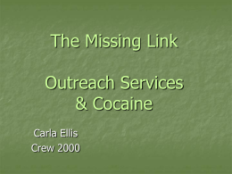 Outreach Services & Cocaine