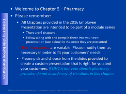 Pharmacy - UnitedHealthcare