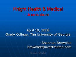 1.3 MB - Grady College of Journalism and Mass Communication