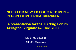 Proposed steps to adopt new TB regimens at country