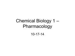 Chemical Biology I (DM)