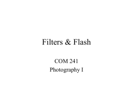 Filters & Flash