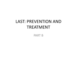 04 June 2015 - LAST Prevention and Treatment