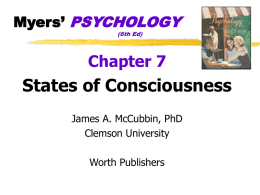 States of Consciousness - Point Loma High School