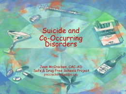 Youth Suicide and Co-Occurring Disorders