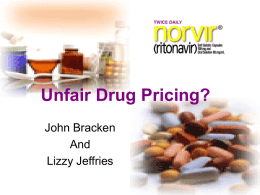 Unfair Drug Pricing