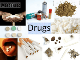 DRUGS-1 - St. Francis College Rochestown