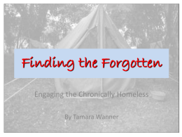 Finding the Forgotten