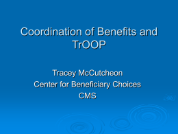 0504MMAMcCutcheon (Coordination of Benefits and TrOOP)