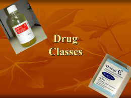 Unit_8_Drug_Classes