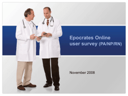 PA/NP/RN - Epocrates