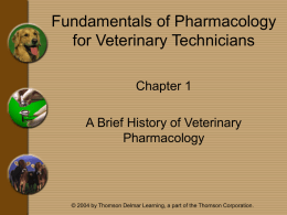 Chapter 1 - A Brief History of Veterinary