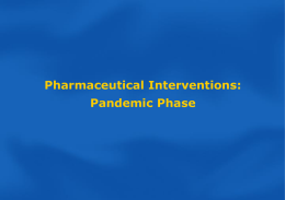 Pharmaceutical interventions