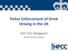 Police Enforcement of drink driving in the UK, National