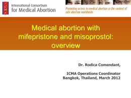 Rodica Comendant - International Consortium for Medical Abortion