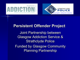 Persistent Offender Project (POP)