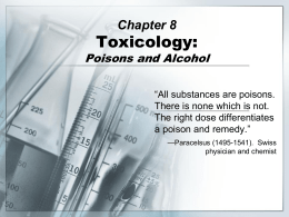 Toxicology ppt