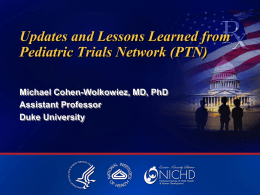 PTN updates and lessons learned, 2012