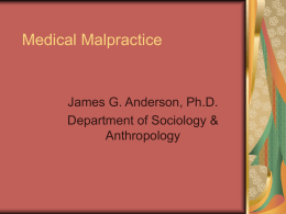 MEDICAL MALPRACTICE Claims/100 MDs