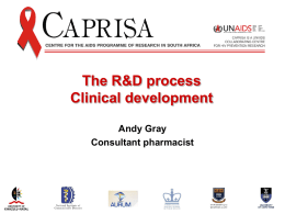 The R&D process Clinical development_A.Gray