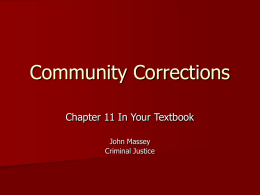 D2: Community Corrections