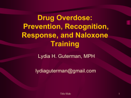 Overdose Training slides