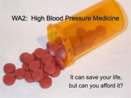 High Blood Pressure Medicine