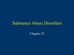 Substance Abuse PPT