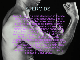 steroids - Wikispaces