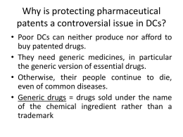 Pharmaceutical Companies v. Poor Countries