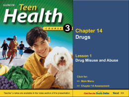 Intro to Drugs Power Point