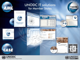 unodc software solutions - goAML - United Nations Office on Drugs