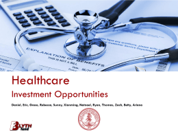 Healthcare Sector Overview