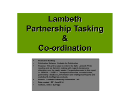 Safer Lambeth Presentation – 2014 – 07