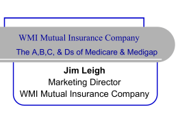 Jim Leigh, WMI – Medicare ABC & Ds