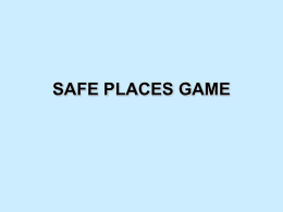 SAFE PLACES GAME