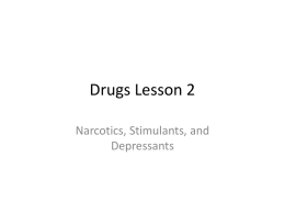 Drugs Lesson 2