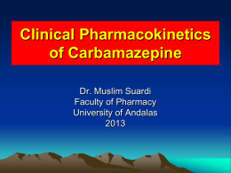 Clinical Pharmacokinetics of Carbamazepine