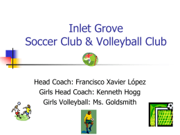 Inlet Grove Soccer Meeting Packet