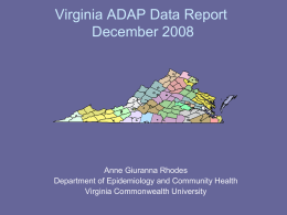 VA - ADAP Data Report September 2001