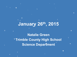 January 26 - Trimble County Schools