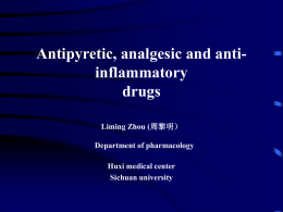 Antipyretic, analgesic and anti