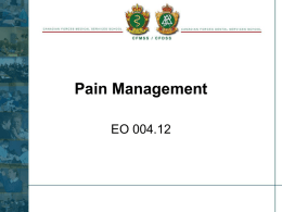 EO_004.12 Manage Acute and Chronic pain